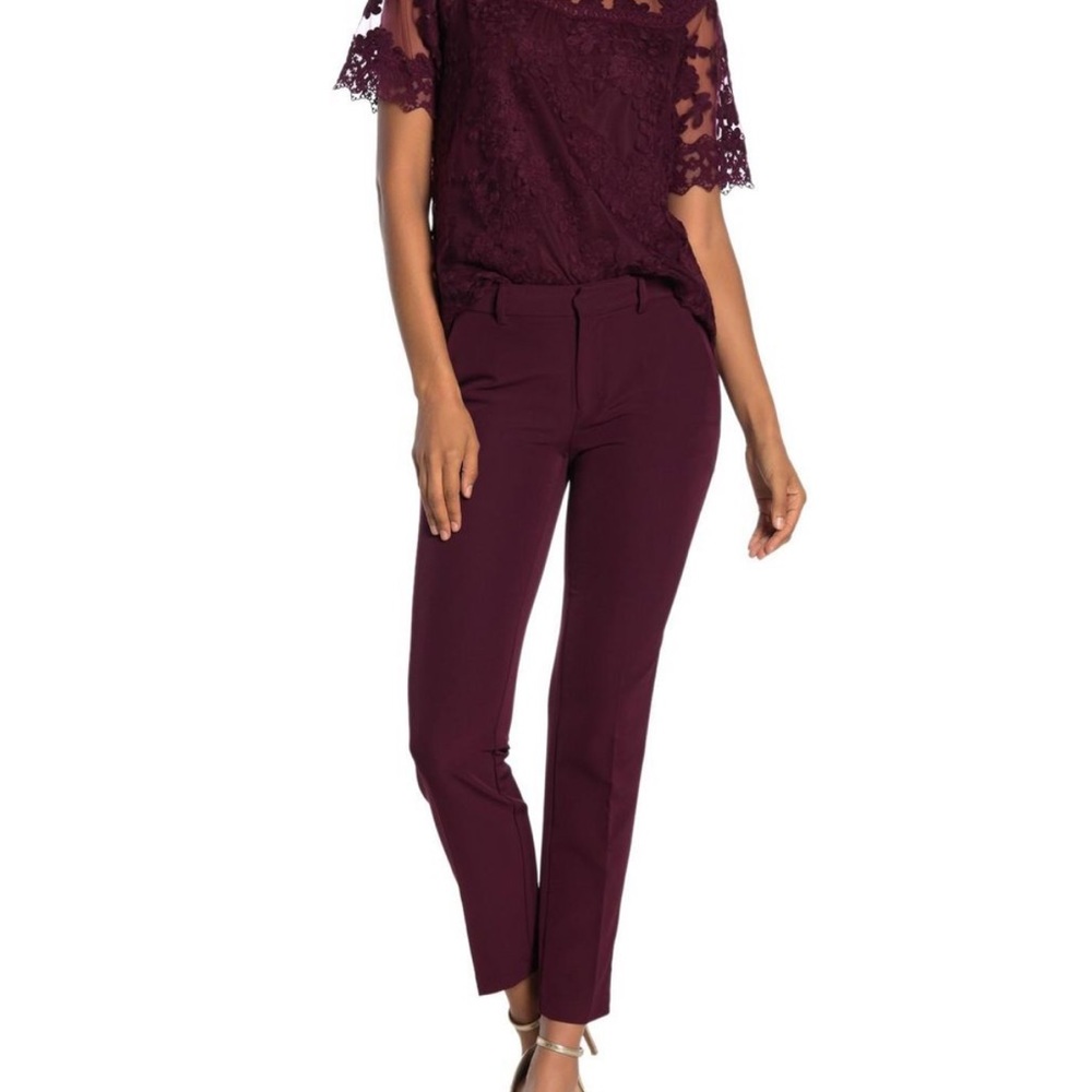 🌿Laundry  Women's Purple Side Stripe Pants